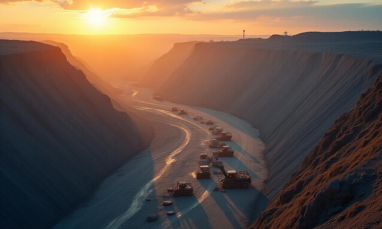 Global mineral excavation and trade hub